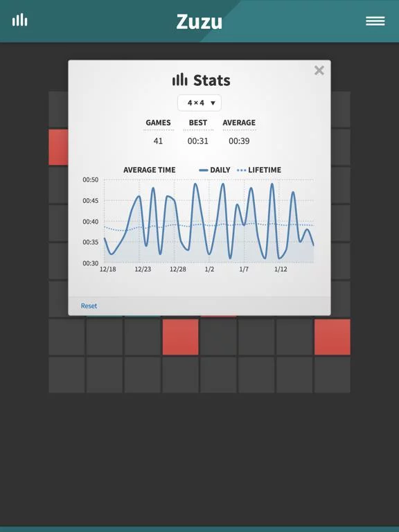 Изображение игры: Zuzu · Binary Puzzle Game