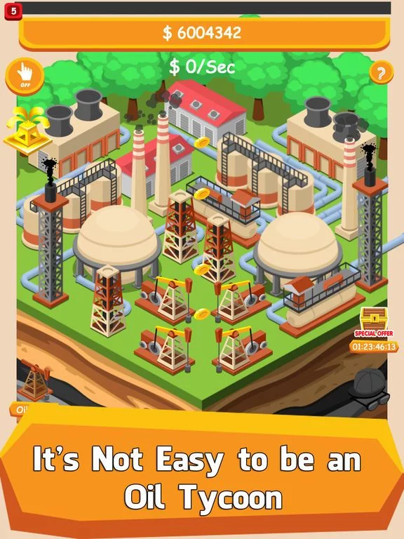 Изображение игры: Oil Tycoon: Tap City Miner Inc