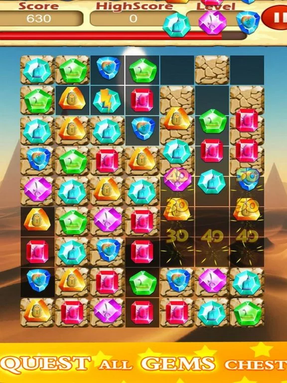 Изображение игры: Treasure Jewels: Match 3 Legen