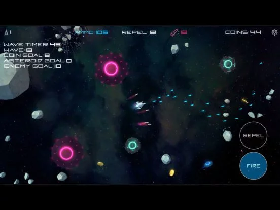 Изображение игры: Astronoidz