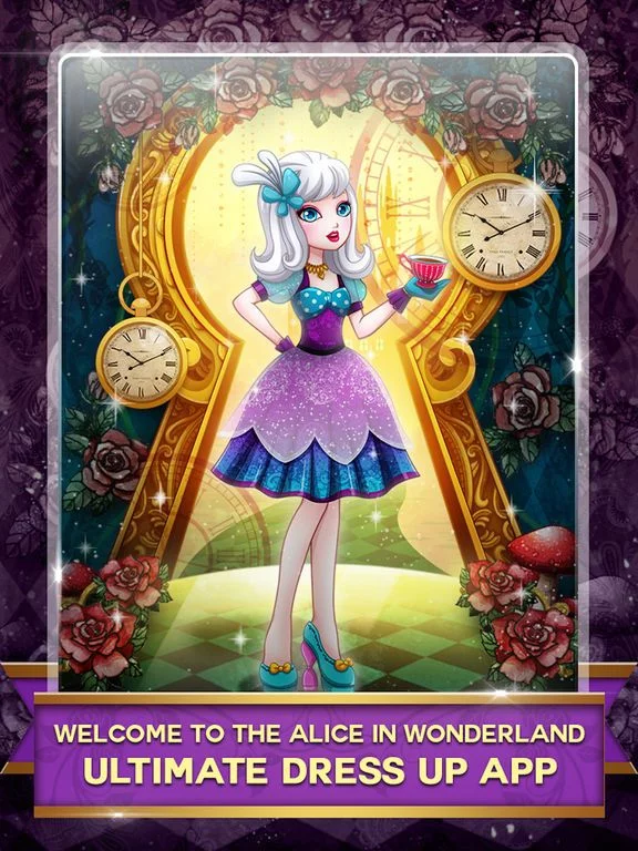 Изображение игры: Princess sister of Dress-up Girl sweet salon game