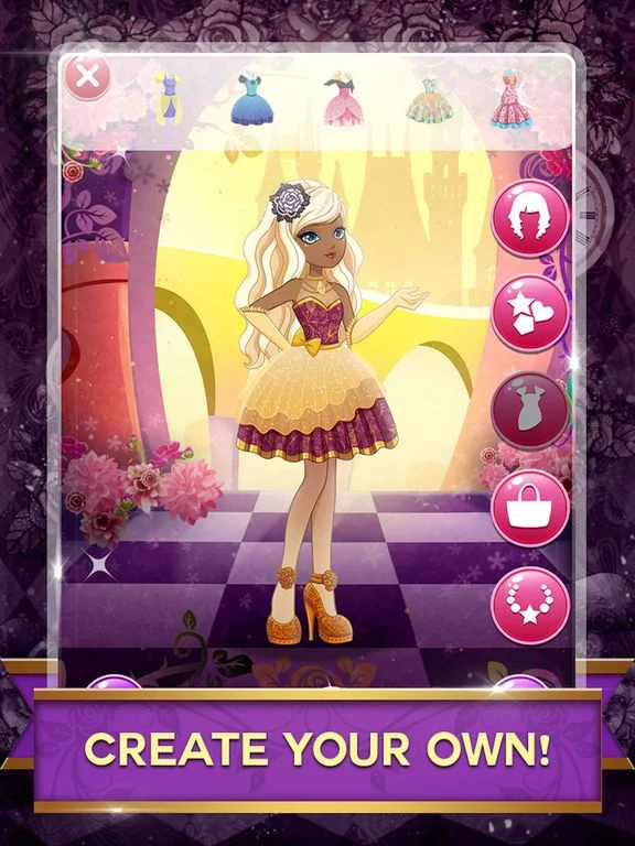Изображение игры: Princess sister of Dress-up Girl sweet salon game