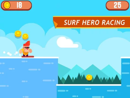 Изображение игры: Surf Hero Racing