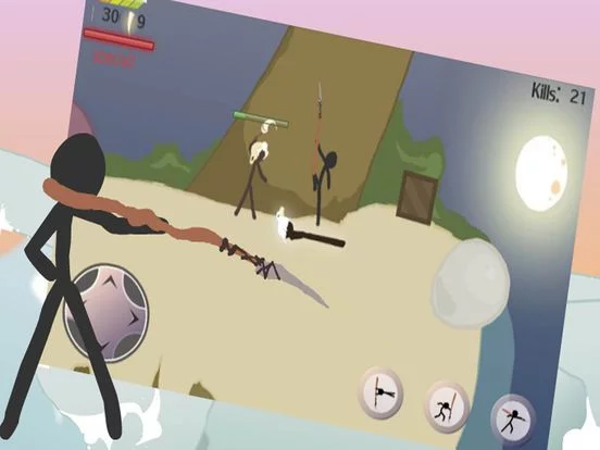 Изображение игры: Stick Fighting Adventure: Stickman War