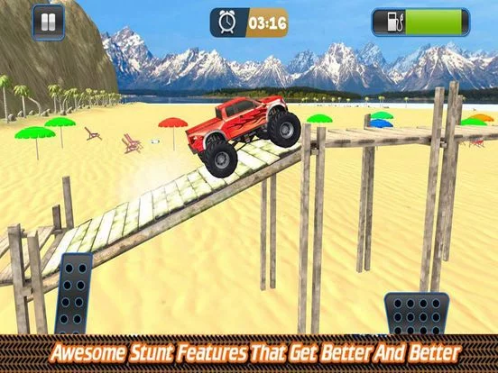 Изображение игры: Grand Monster Truck Driving Sk