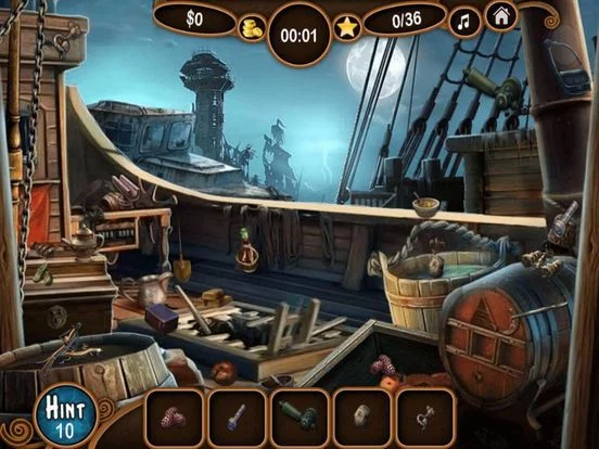 Изображение игры: Old Ship Hidden Object