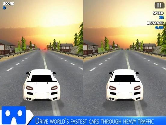 Изображение игры: VR Racing Car Highway