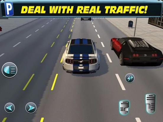 Изображение игры: Fast Car Racing: Highway Sim