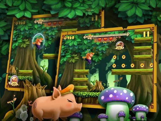 Изображение игры: Kungfu Pigsy - endless runner