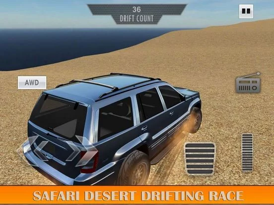 Изображение игры: Desert Luxury Car Driving
