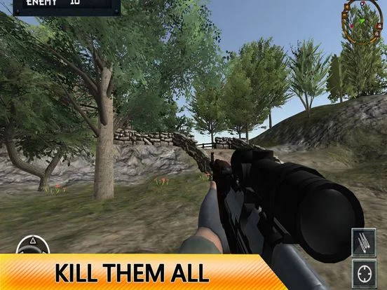 Изображение игры: US Military Sniper Shoot War