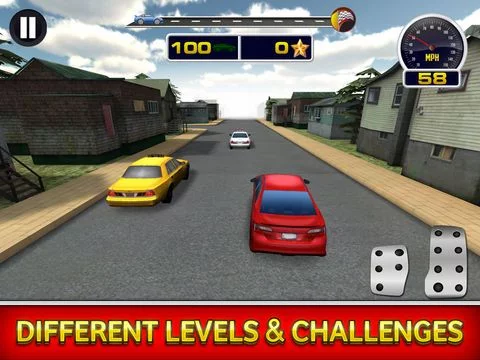 Изображение игры: 3D Police Run Drag Racing Simulator - A Real Cops Chase Driving Race