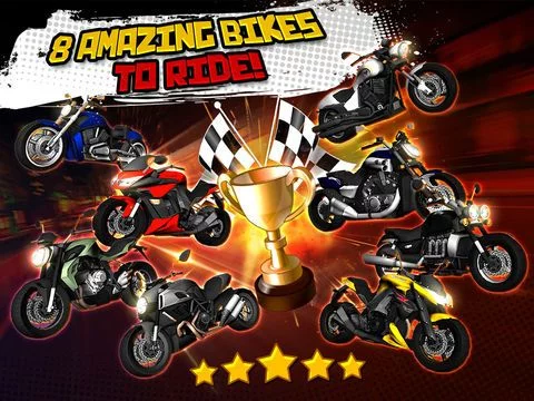 Изображение игры: Motor-Bike Drag Racing Hero - Real Driving Simulator Road Race Rivals Game