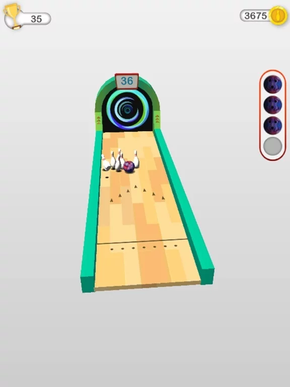 Изображение игры: Mini Bowling!