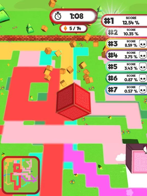 Изображение игры: CubeRush.io
