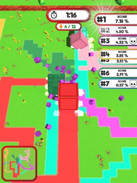 Изображение игры: CubeRush.io