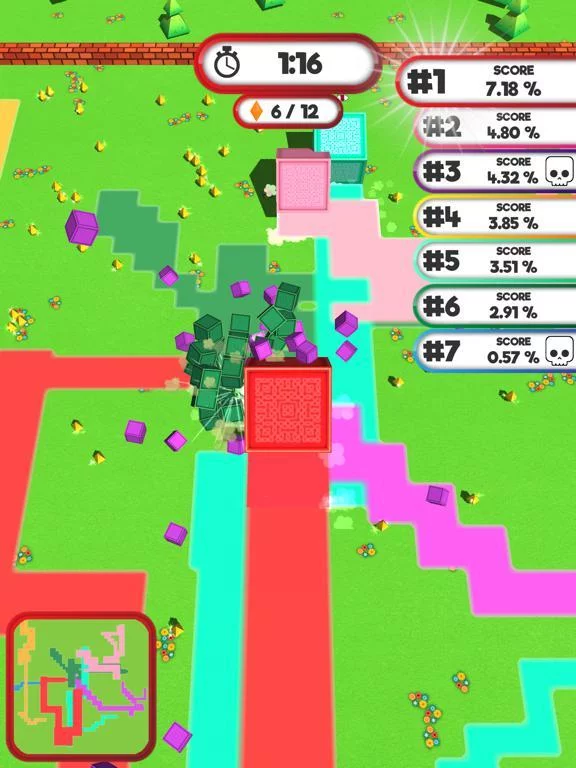 Изображение игры: CubeRush.io