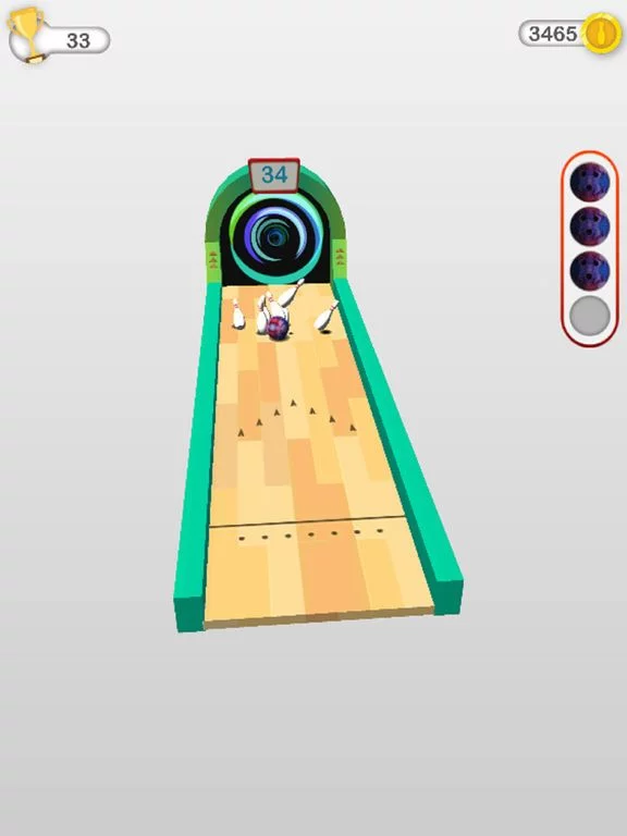 Изображение игры: Mini Bowling!