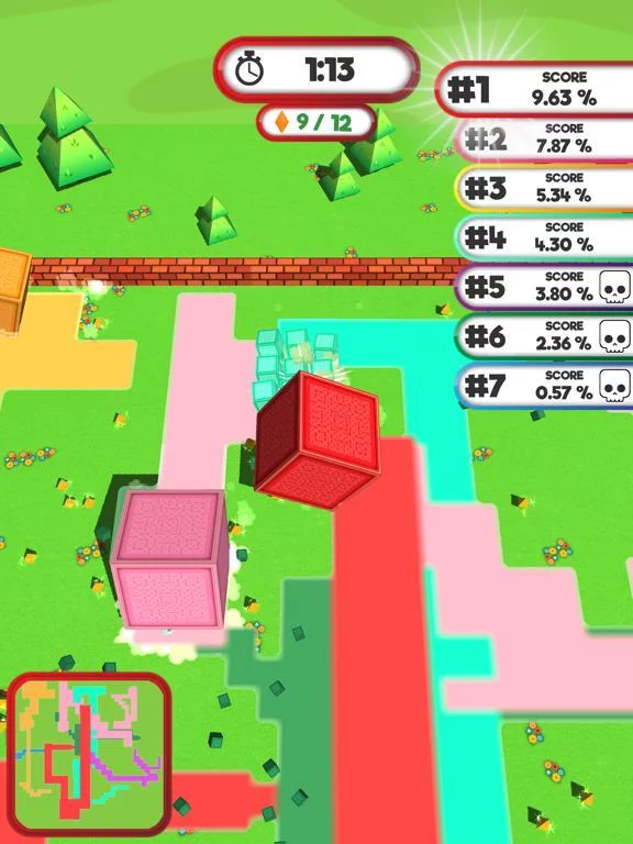 Изображение игры: CubeRush.io