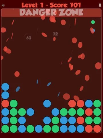 Изображение игры: Color Crush: a puzzle game about matching 3 bubbles or more with the same color