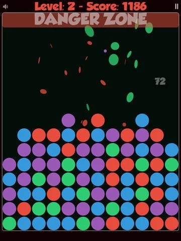 Изображение игры: Color Crush: a puzzle game about matching 3 bubbles or more with the same color