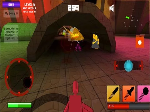 Изображение игры: Pixel Tank 3D - Multiplayer Shooter