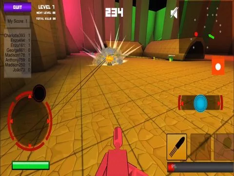 Изображение игры: Pixel Tank 3D - Multiplayer Shooter