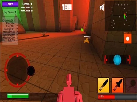 Изображение игры: Pixel Tank 3D - Multiplayer Shooter