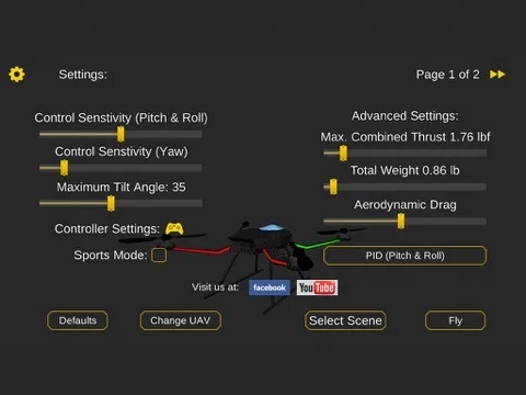 Изображение игры: QuadcopterFx Simulator