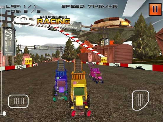 Изображение игры: Car Shredder Racing
