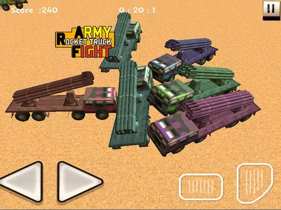 Изображение игры: Army Rocket Truck Fight