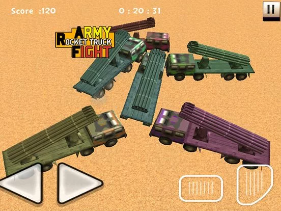 Изображение игры: Army Rocket Truck Fight