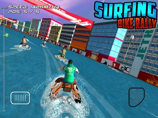 Изображение игры: Surfing Bike Rally - 3D Jet Ski Stunt Racing Game