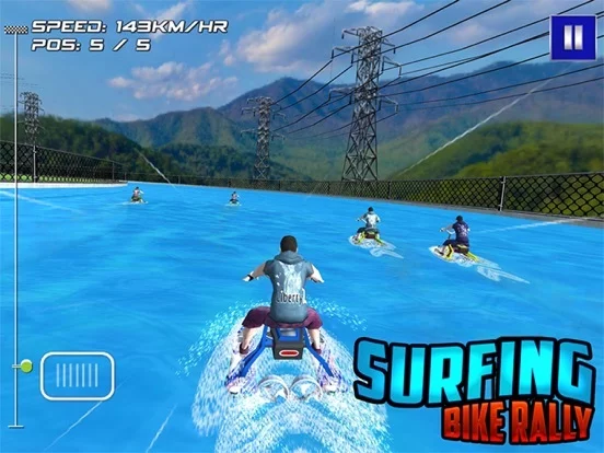 Изображение игры: Surfing Bike Rally - 3D Jet Ski Stunt Racing Game