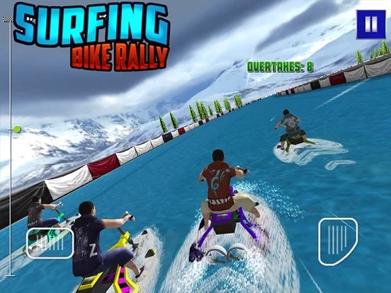 Изображение игры: Surfing Bike Rally - 3D Jet Ski Stunt Racing Game
