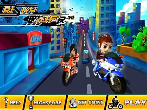 Изображение игры: Risky Rider 3D (Motor Bike Racing Game / Games)