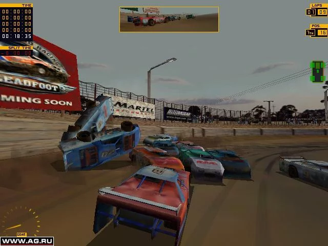 Изображение игры: Dirt Track Racing
