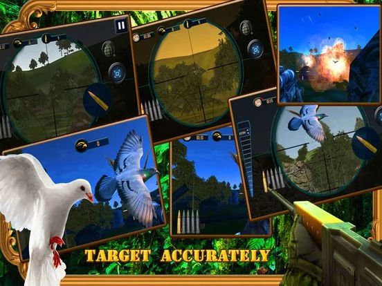 Изображение игры: Jungle bird hunter 3d - free shooting game