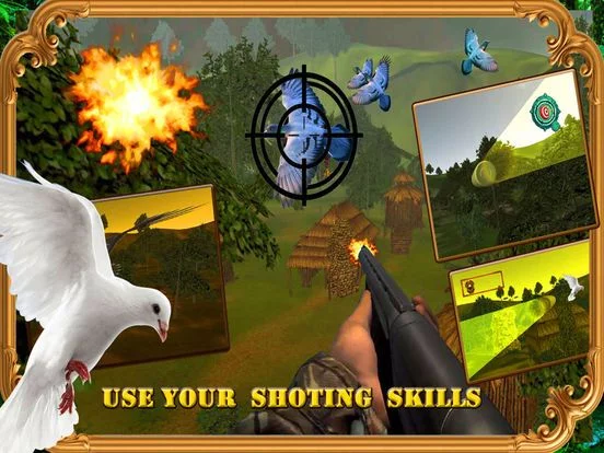 Изображение игры: Jungle bird hunter 3d - free shooting game