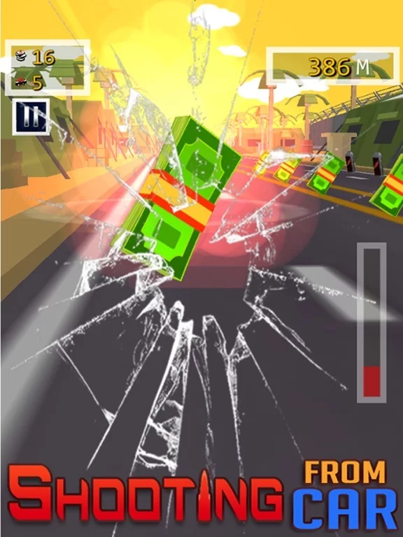 Изображение игры: Shooting From Car - Free Car Racing & Shooting