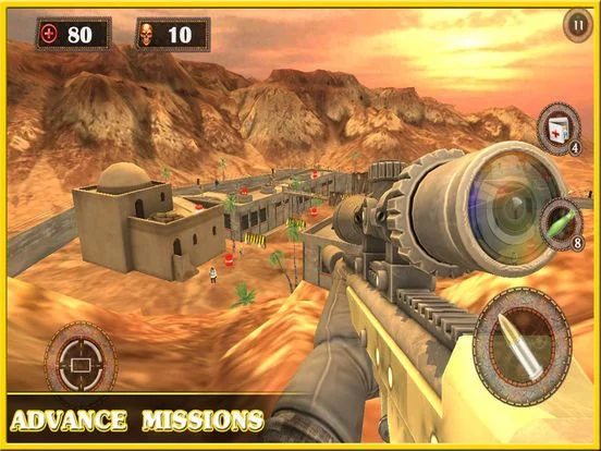 Изображение игры: Desert Sniper Strike 3d: Ruthless war missions