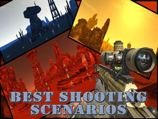 Изображение игры: desert sniper shooter 3d - real shooting experince: full free game