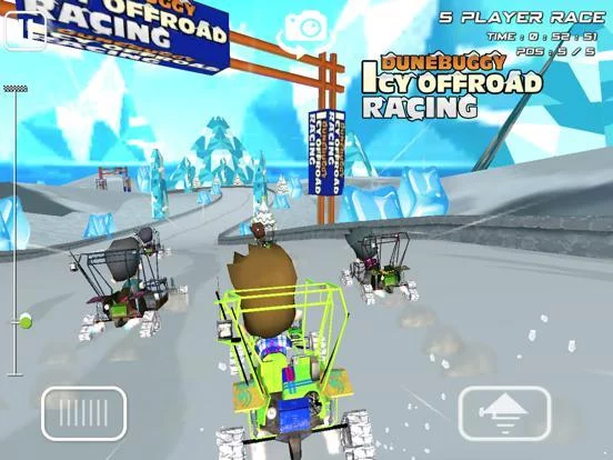 Изображение игры: DuneBuggy Ice Offroad Racing