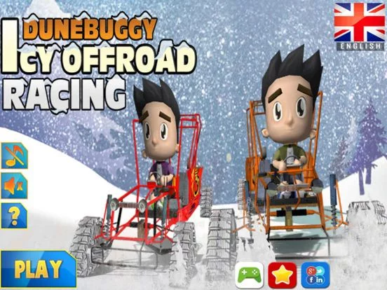 Изображение игры: DuneBuggy Ice Offroad Racing