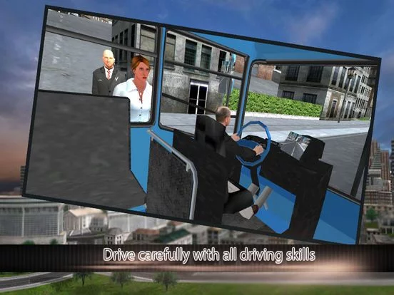 Изображение игры: Modern city bus driver 3d: free simulation game