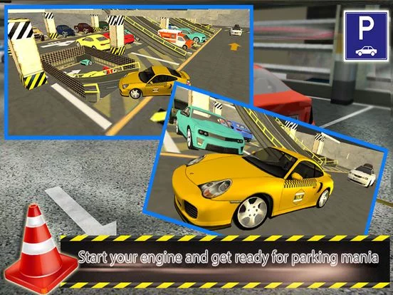 Изображение игры: City Mall Taxi Parking 3d: free simulation game