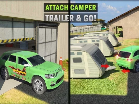 Изображение игры: Camping Truck Simulator: Expert Car Driving Test