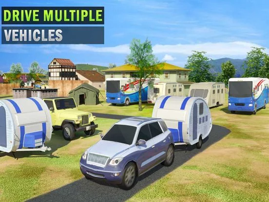 Изображение игры: Camping Truck Simulator: Expert Car Driving Test