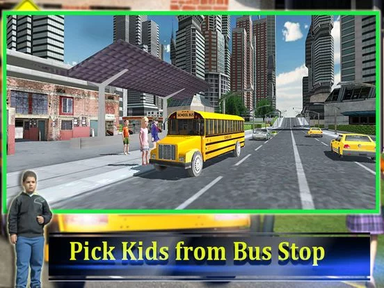 Изображение игры: School Bus Driver 3D 2016