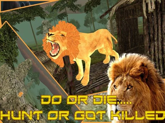 Изображение игры: Wild Lion Hunter 2016 - Jungle King Hunting Simulation 3d: Full fun free game